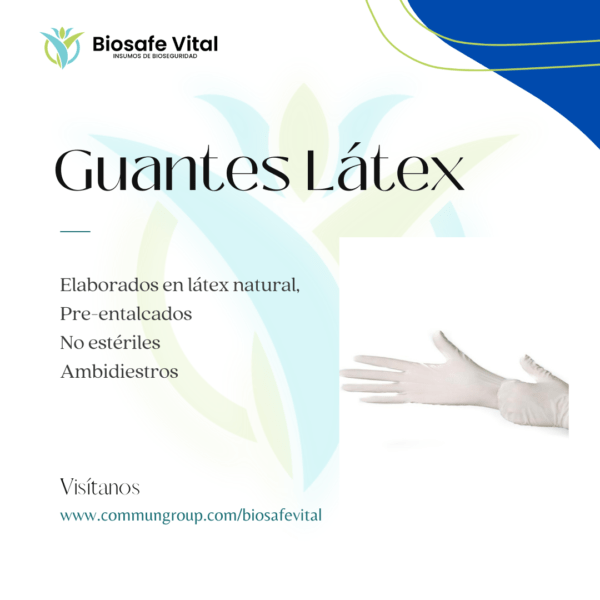 Biosafe Vital Guantes Látex